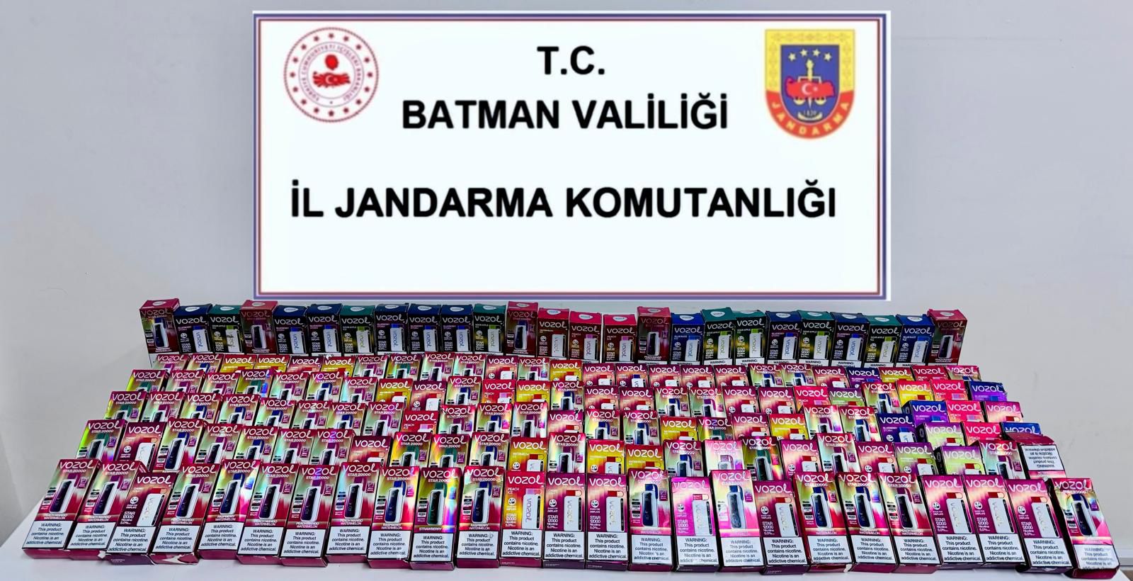 Batman’da Kaçak Elektronik Sigara Operasyonu