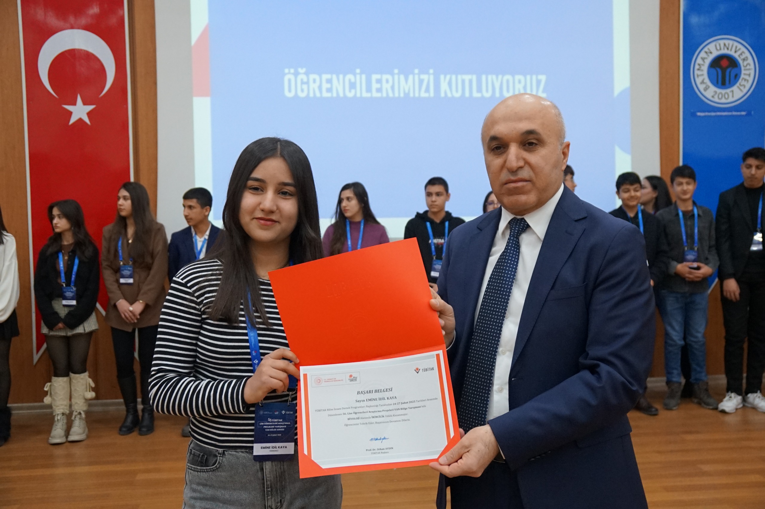 Batmanlı öğrenciler, TÜBİTAK 56. Lise Öğrencileri Yarışması’nda ödül kazandı