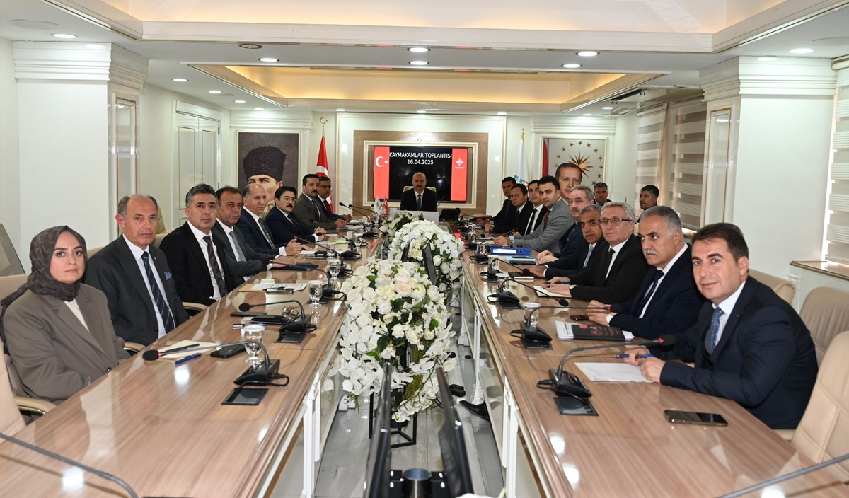 Nisan Ayı Kaymakamlar Toplantısı Yapıldı