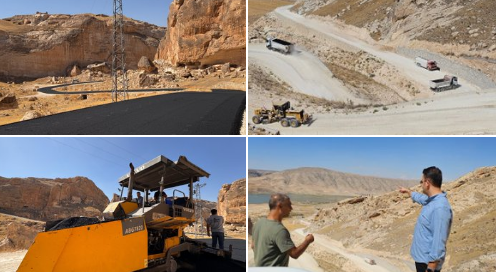 Kaymakam İmrak Yol Çalışmalarını Denetledi