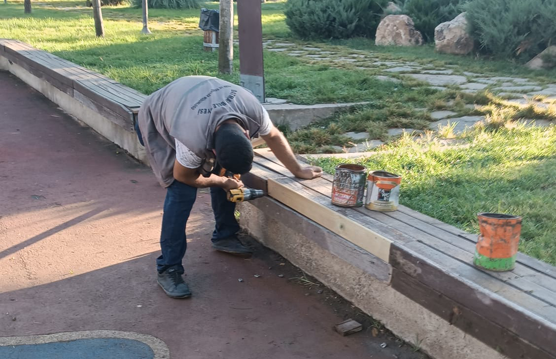 Batman’da Parklarda Bakım ve Onarım Çalışmaları