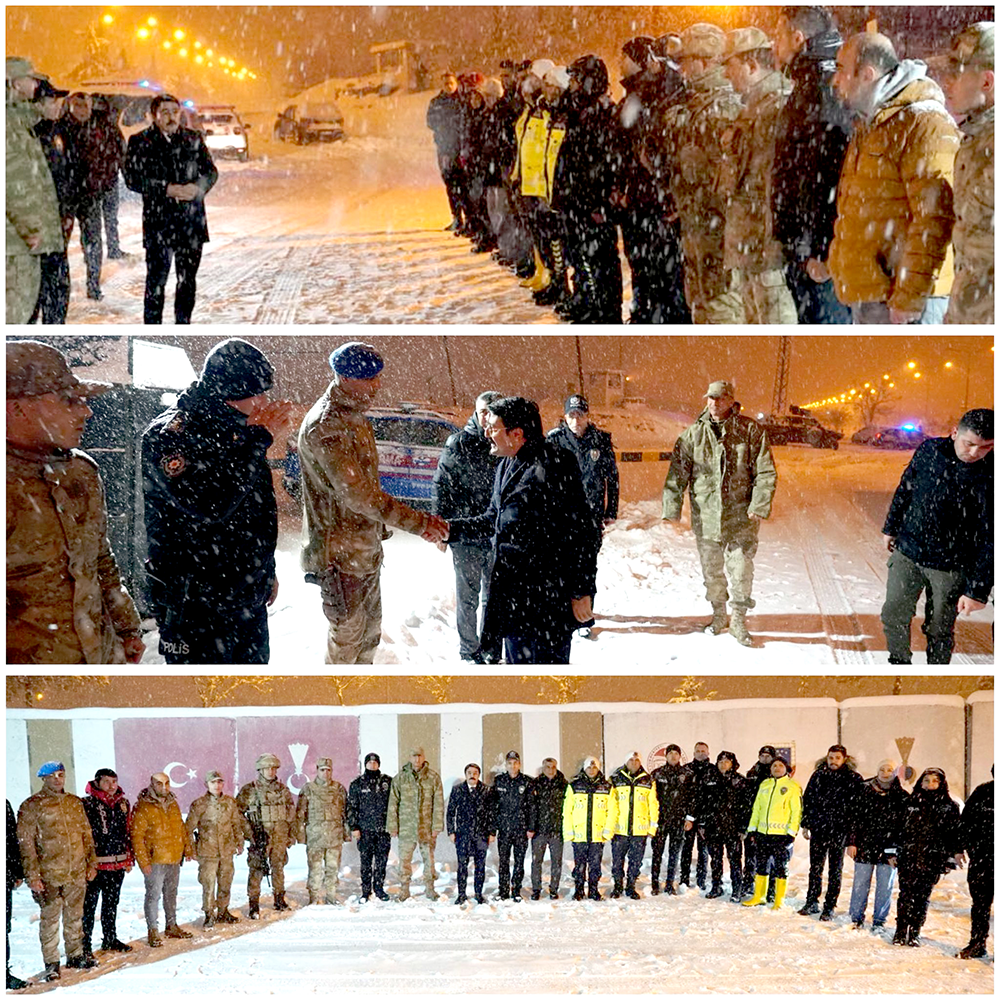 Beşiri’de Yılın Son Gecesinde Görev Başındaki Personele Ziyaret