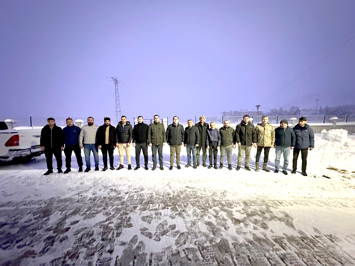 Sason’da Yeni Yılın İlk Günü Kar Mesaisi Değerlendirildi