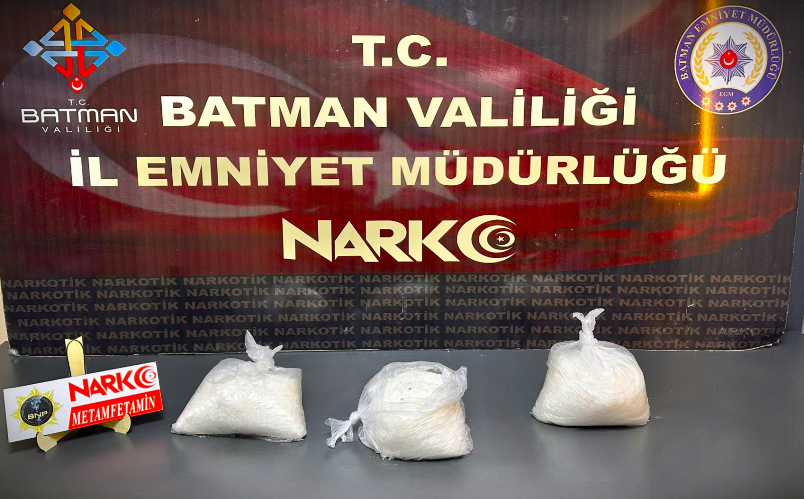 Batman’da Uyuşturucu Operasyonu: Kilolarca Metamfetamin Ele Geçirildi