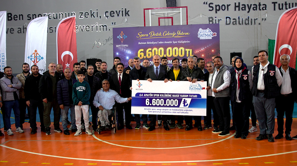 Batman’da Amatör Spora Dev Yatırım: 6,6 Milyon TL Destek
