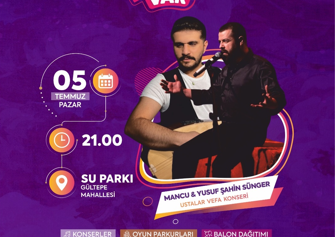“Parklarda Şenlik Var” Coşkusu Ustalar Vefa Konseriyle Devam Ediyor