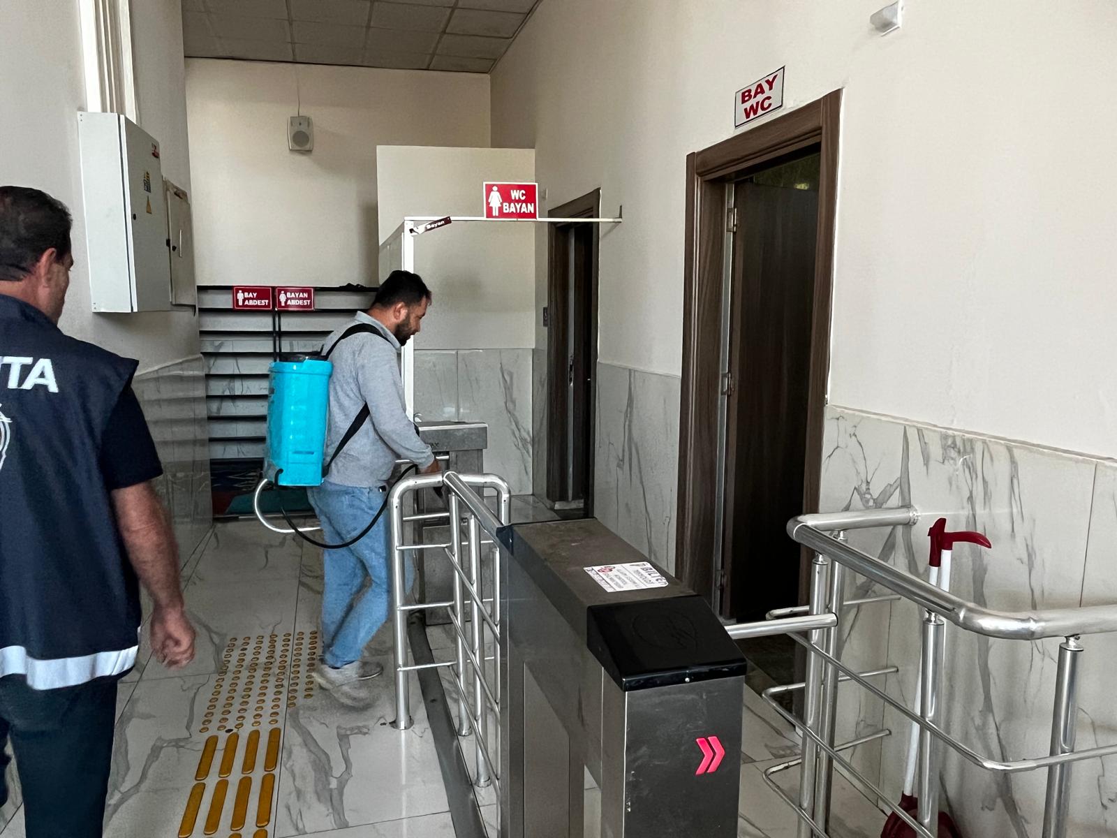 Otobüs Terminali’nde Yaz Sezonuna Özel Kapsamlı Hijyen Seferberliği